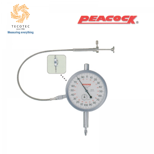 Đồng hồ so tiêu chuẩn Peacock (2mm, 0.001 mm), Model: 25F-RE