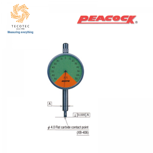 Đồng hồ so chân thẳng Peacock (0.14 mm, 0.001 mm), Model: 5Z