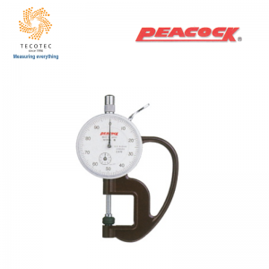 Đồng hồ đo độ dày Peacock, Model: G-2.4N (0~10mm, 0.01mm)
