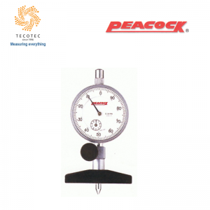 Đồng hồ đo độ sâu Peacock, Model: T-2 (0 - 10mm, 0.01mm, ±15µm)