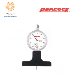 Đồng hồ đo độ sâu Peacock, Model: T-2C (0 - 10mm, 0.01mm, ±15µm)