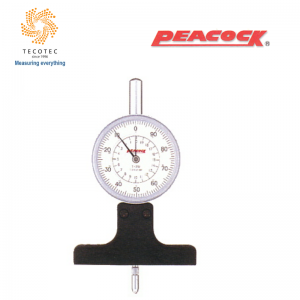 Đồng hồ đo độ sâu Peacock, Model: T-2W (0 - 20mm, 0.01mm, ±20µm)