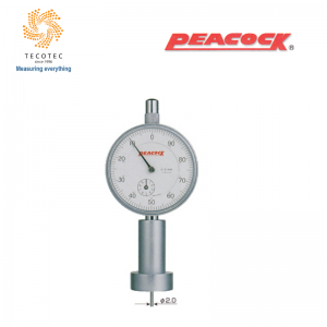 Đồng hồ đo độ sâu Peacock, Model: T-6A (0 - 10mm, 0.01mm, ±15µm)
