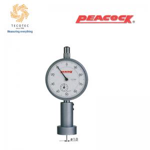 Đồng hồ đo độ sâu Peacock, Model: T-6B (0 - 10mm, 0.01mm, ±15µm)